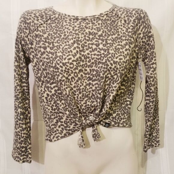 Treasure & Bond Leopard Print Top Sz M - Picture 2 of 5